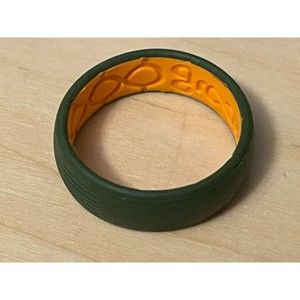 Groove Life - Silicone Ring - Green/Orange - Size 13